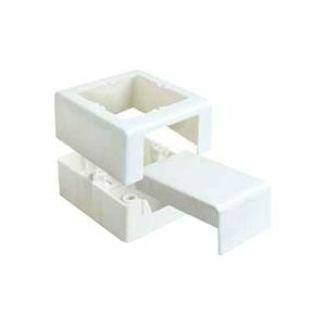 Mutlusan 40x25mm Kablo Kanalı İçin Priz Montaj Kasası (45x45), 5 Adet