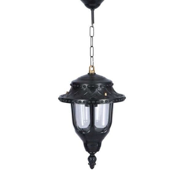 Abs Yuvarlak Hasırlı Model Park Bahçe Feneri 25x50cm