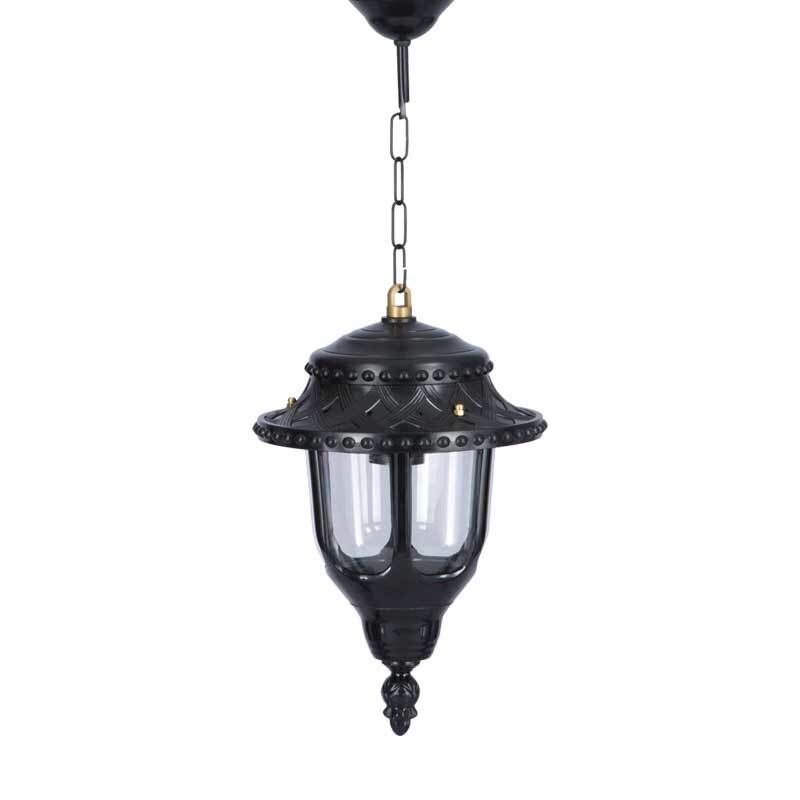 Abs Yuvarlak Hasırlı Model Park Bahçe Feneri 25x50cm