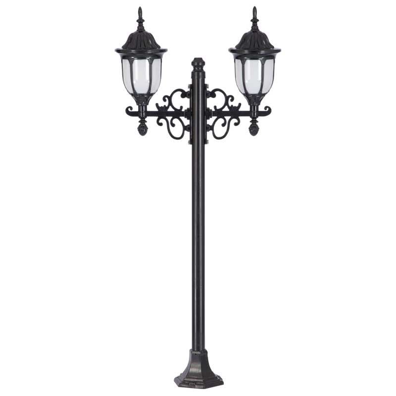 Alüminyum Çim Direkli Küçük Yuvarlak Park Bahçe Feneri 50x120cm