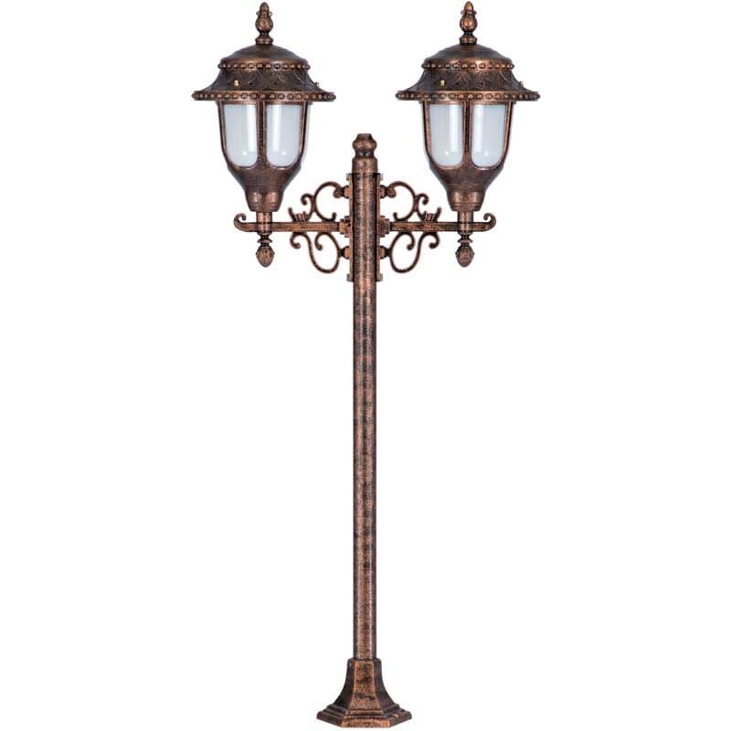 Abs Yuvarlak Hasırlı Model Park Bahçe Feneri 50x125cm