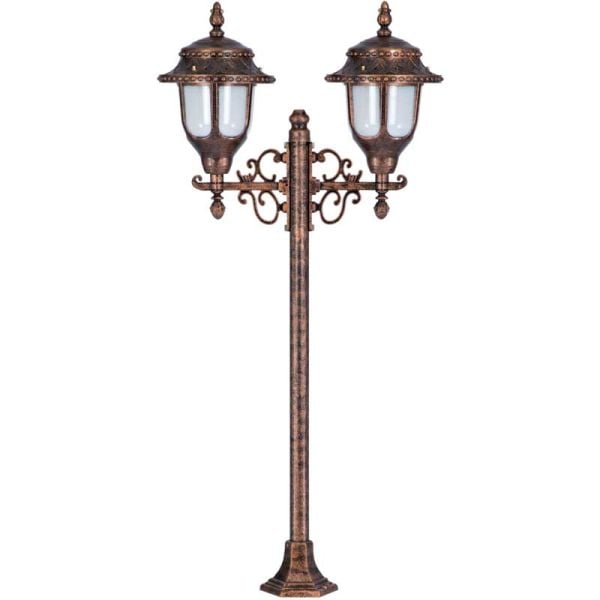 Abs Yuvarlak Hasırlı Model Park Bahçe Feneri 50x125cm