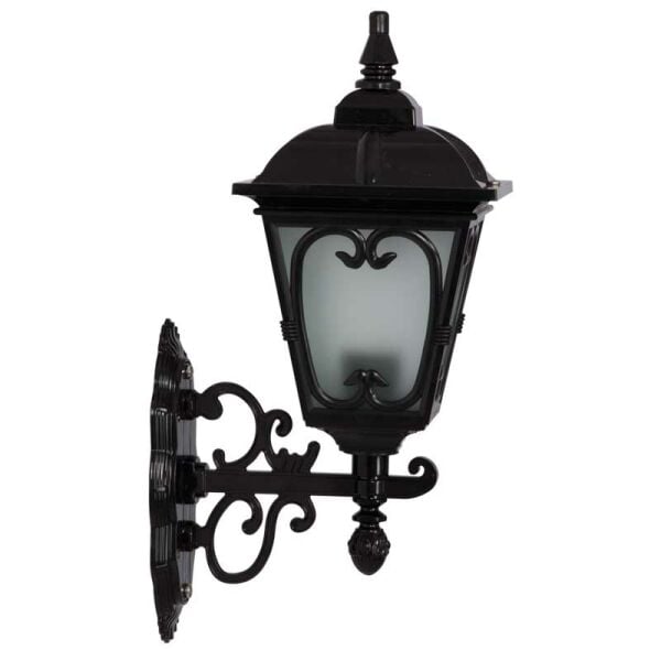 Abs Yuvarlak Hasırlı Model Park Bahçe Feneri 28x50cm