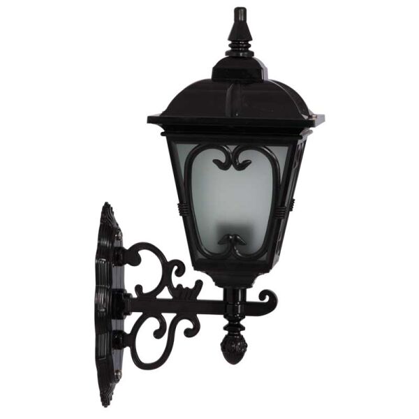 Abs Yuvarlak Hasırlı Model Park Bahçe Feneri 28x50cm