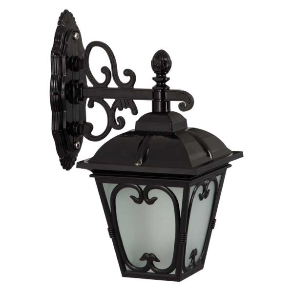 Abs Yuvarlak Hasırlı Model Park Bahçe Feneri 28x47cm