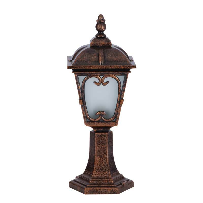 Abs Yuvarlak Hasırlı Model Park Bahçe Feneri 20x50cm