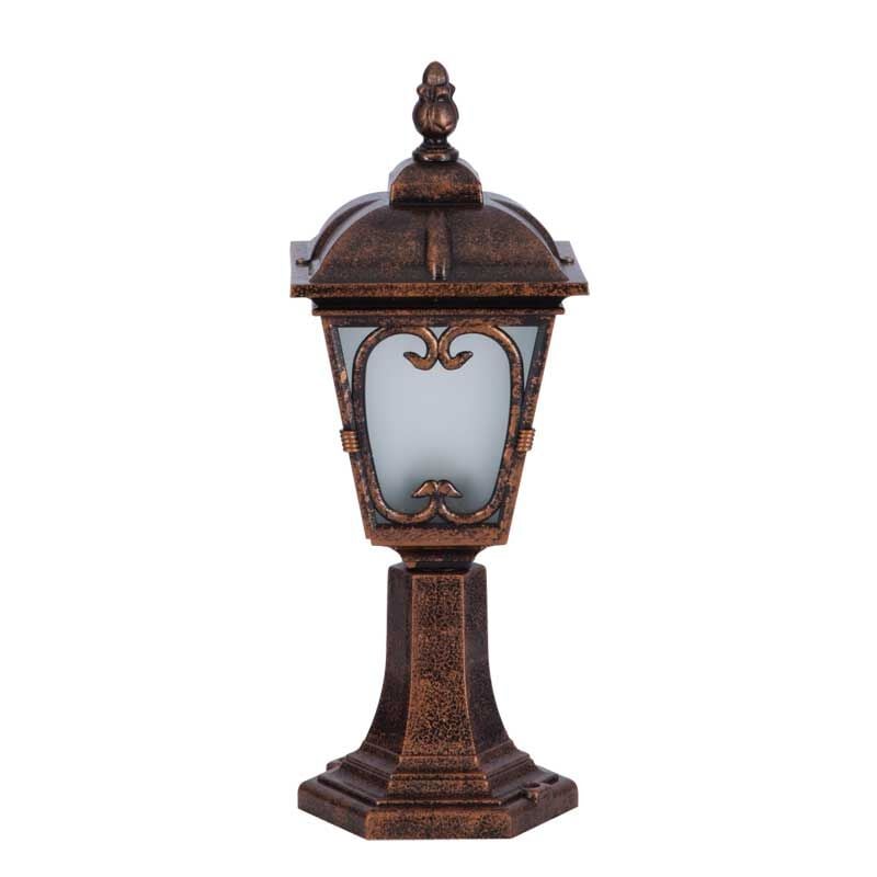 Abs Yuvarlak Hasırlı Model Park Bahçe Feneri 20x50cm