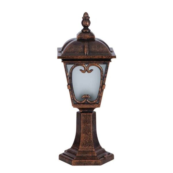 Abs Yuvarlak Hasırlı Model Park Bahçe Feneri 20x50cm