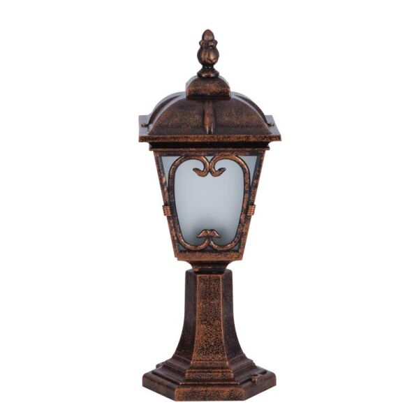 Abs Yuvarlak Hasırlı Model Park Bahçe Feneri 20x50cm