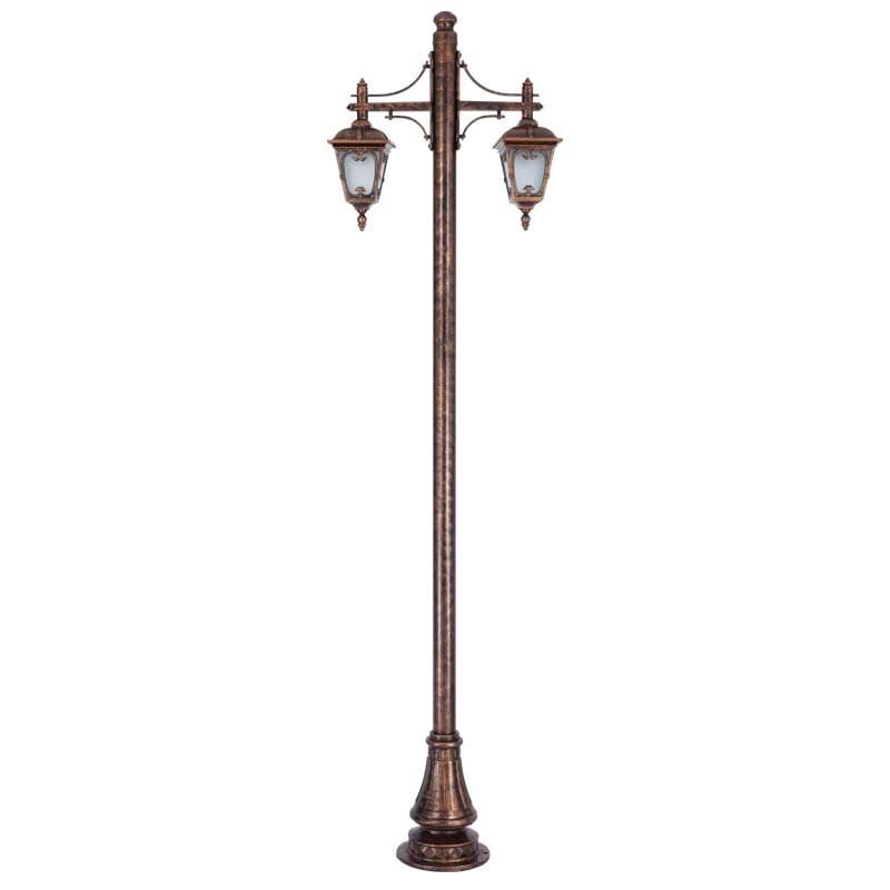 Abs Dekoratif Kare Motifli Park Bahçe Aydınlatma Direği 80x280cm