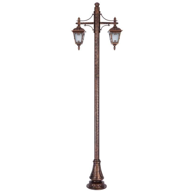 Abs Dekoratif Kare Motifli Park Bahçe Aydınlatma Direği 80x280cm