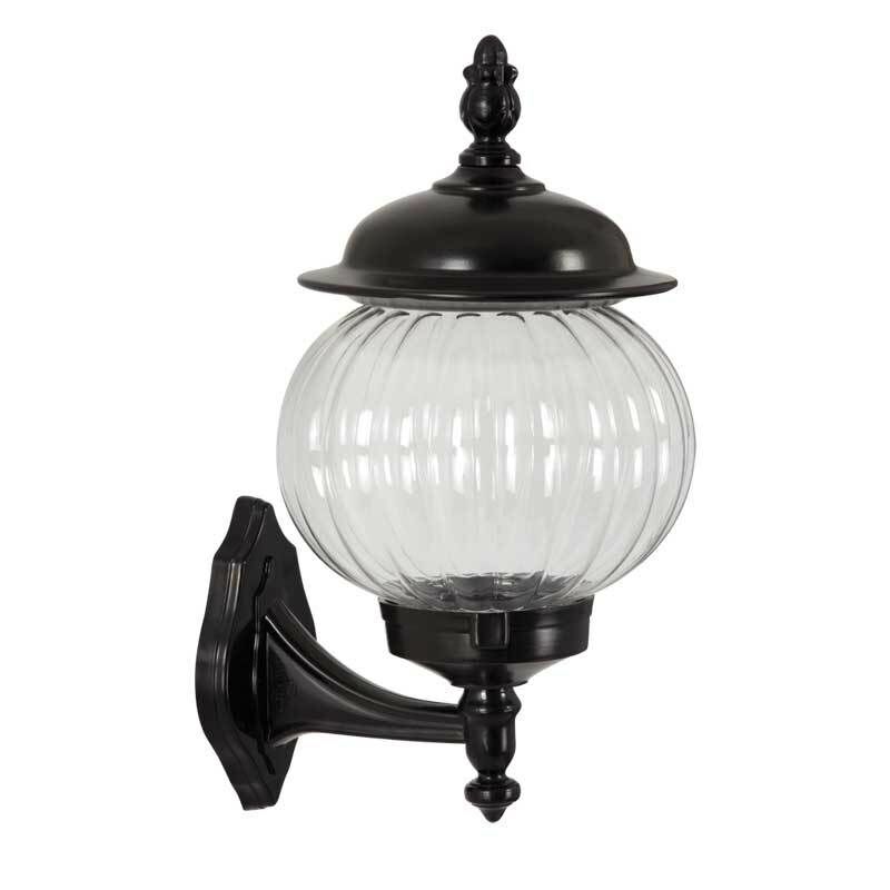 Akrilik Camlı Sıvama Şapkalı Park Bahçe Feneri 26x42cm