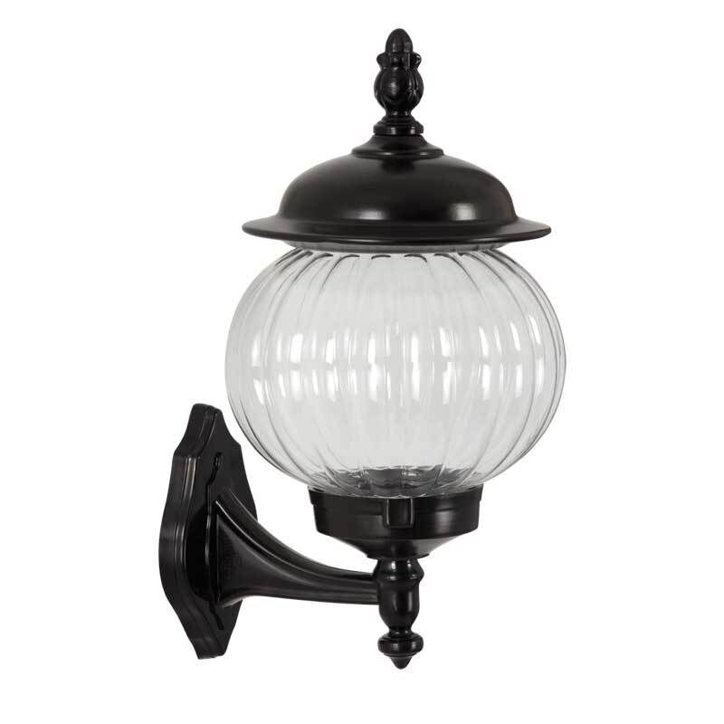 Akrilik Camlı Sıvama Şapkalı Park Bahçe Feneri 26x42cm