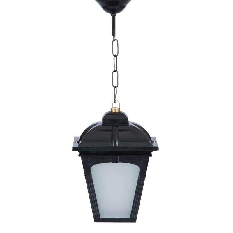 Abs Kare Büyük Boy Park Bahçe Feneri 20x50cm