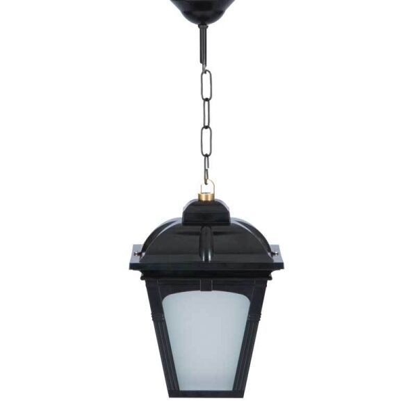 Abs Kare Büyük Boy Park Bahçe Feneri 20x50cm