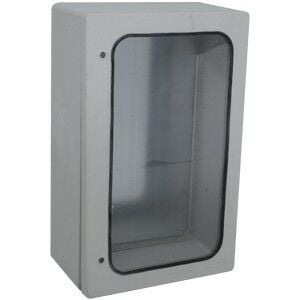 500x800x285mm Camlı Galvaniz Taban Saclı Polyester Pano, Ip 54