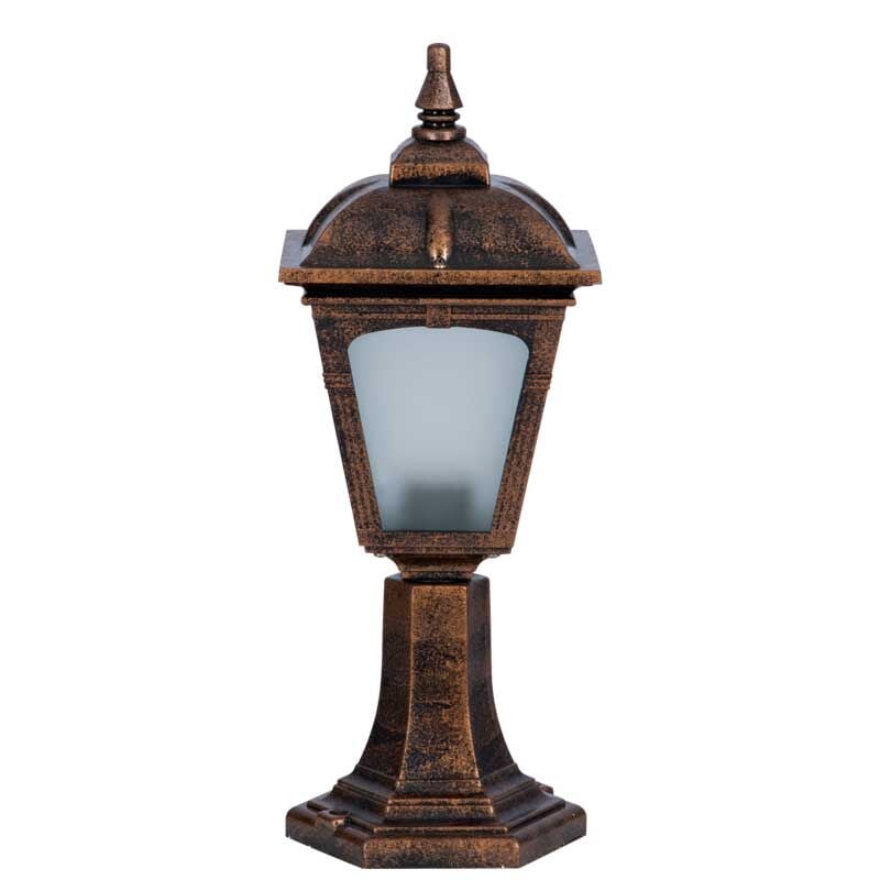 Abs Kare Büyük Boy Park Bahçe Feneri 20x50cm