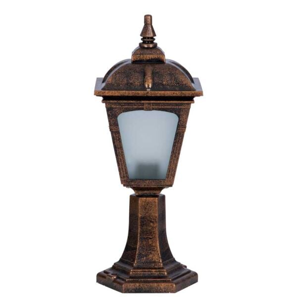 Abs Kare Büyük Boy Park Bahçe Feneri 20x50cm