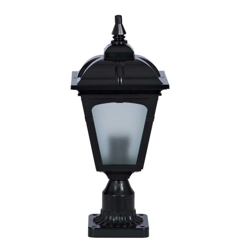 Abs Kare Büyük Boy Park Bahçe Feneri 20x45cm