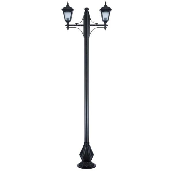 Abs Kare Büyük Boy Park Bahçe Aydınlatma Direği 80x260cm