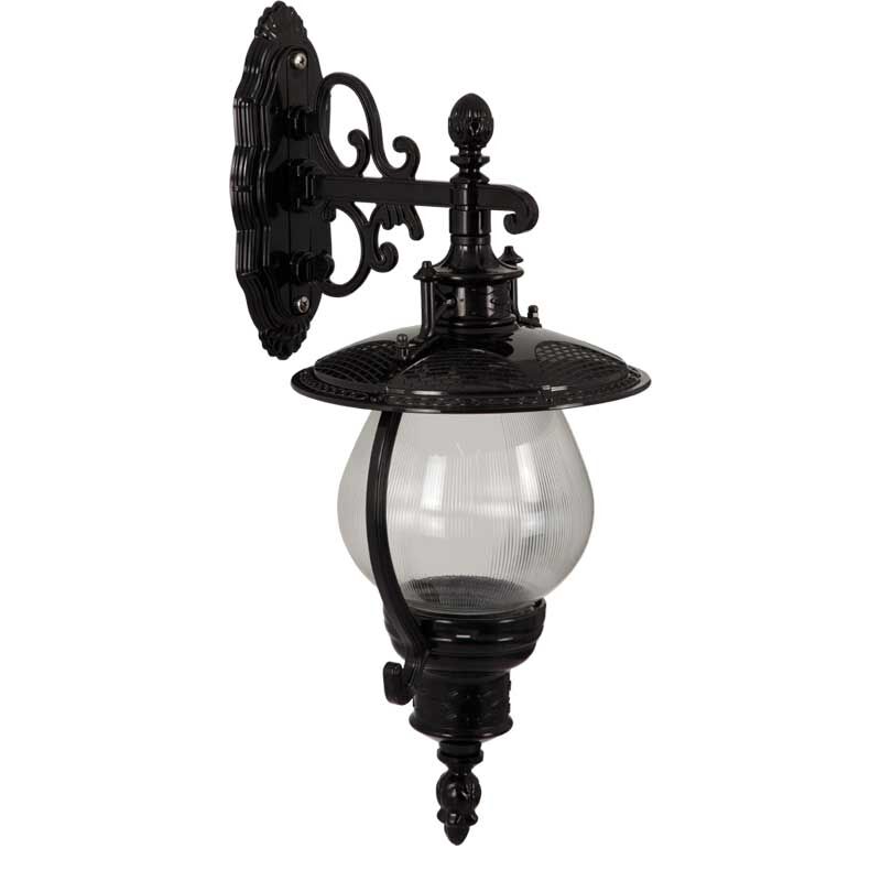 Akrilik Camlı Gaz Lambalı Model Park Bahçe Aydınlatma Armatürü 29x56cm