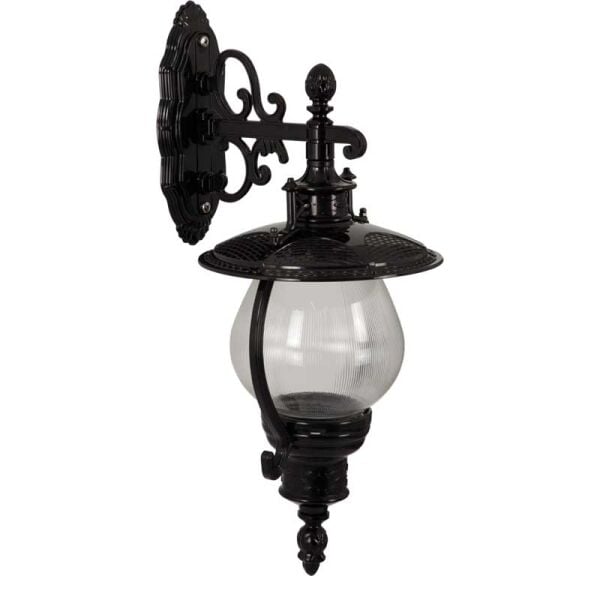 Akrilik Camlı Gaz Lambalı Model Park Bahçe Aydınlatma Armatürü 29x56cm