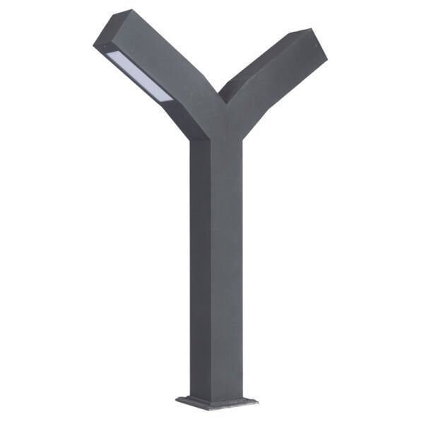 2x12w Smd Led IP67 Pleksi Camlı Park Bahçe Armatürü 10x75cm