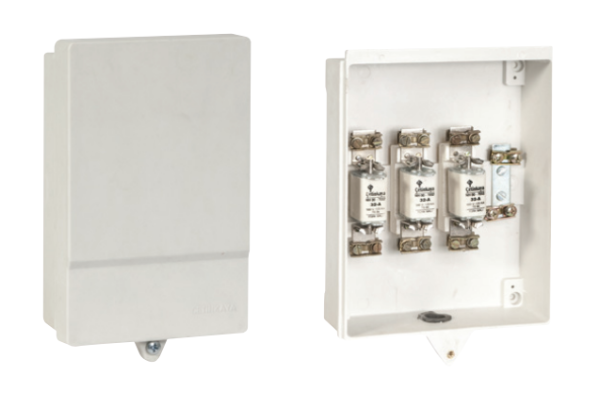 22x30x12 mm Polyester NH Kofra Kutusu 3 Adet 00 Boy NH Takılabilir  Ip 54