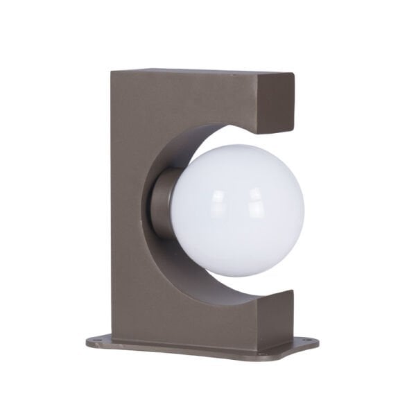 Akrilik Camlı E27 Duylu Park Bahçe Armatürü 20x35cm