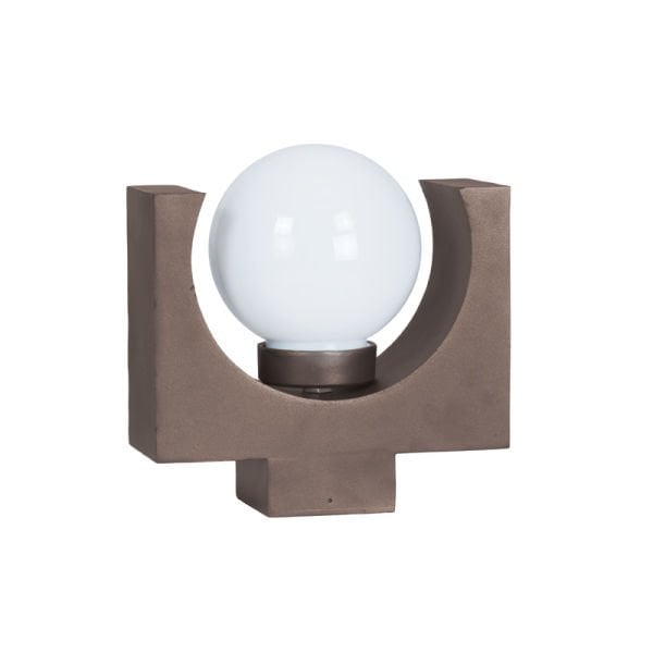 Akrilik Camlı E27 Duylu Park Bahçe Armatürü 25x35cm