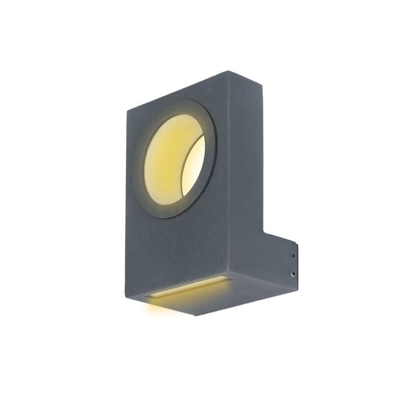 10w Smd Led IP67 Pleksi Camlı Park Bahçe Duvar Apliği 15x25cm