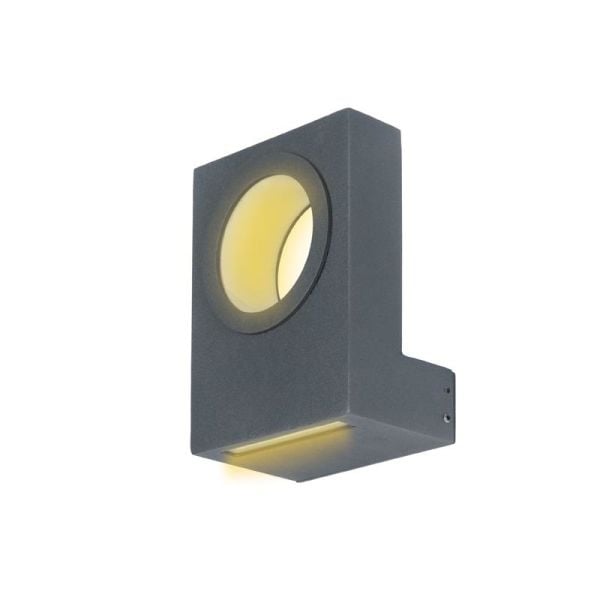 10w Smd Led IP67 Pleksi Camlı Park Bahçe Duvar Apliği 15x25cm