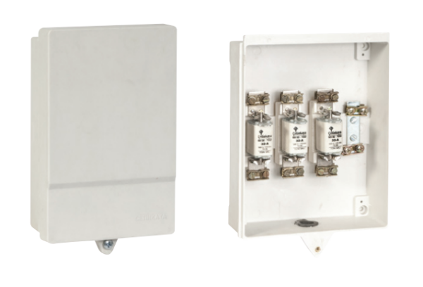 37x58x18 mm Polyester NH Kofra Kutusu 3 Adet 3 Boy NH Takılabilir,Ip 54