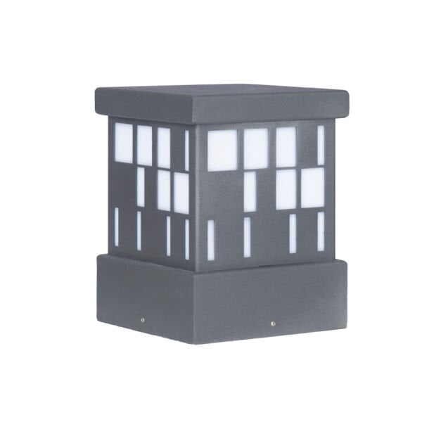 Pleksi Camlı E27 Duylu Park Bahçe Aydınlatma Babası 22x30cm