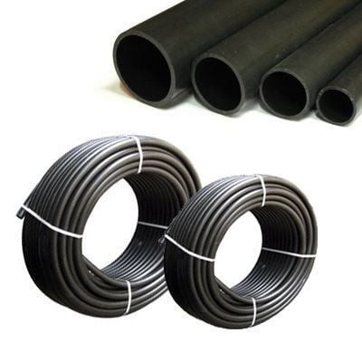 Mutlusan 25/10 Atü Siyah  Polietilen Yer Altı Borusu 750n 100 Metre