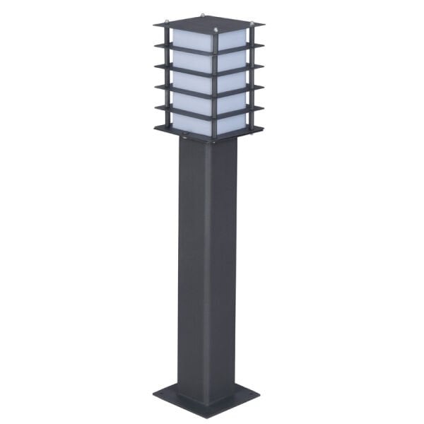 Pleksi Camlı E27 Duylu Park Bahçe Aydınlatma Direği 14x70cm