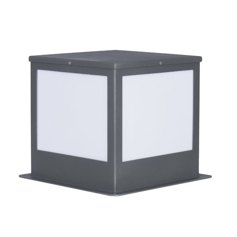 Pleksi Camlı E27 Duylu Park Bahçe Aydınlatma Babası 30x30cm