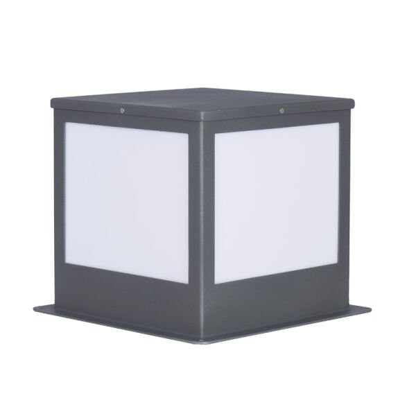 Pleksi Camlı E27 Duylu Park Bahçe Aydınlatma Babası 30x30cm