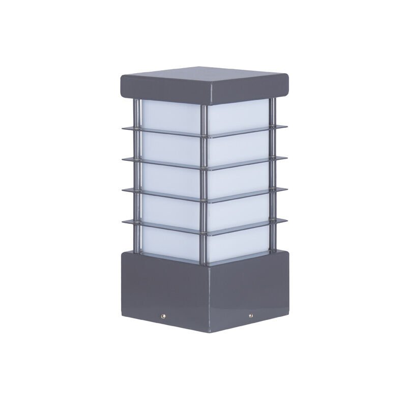 Pleksi Camlı E27 Duylu Park Bahçe Aydınlatma Babası 17x30cm