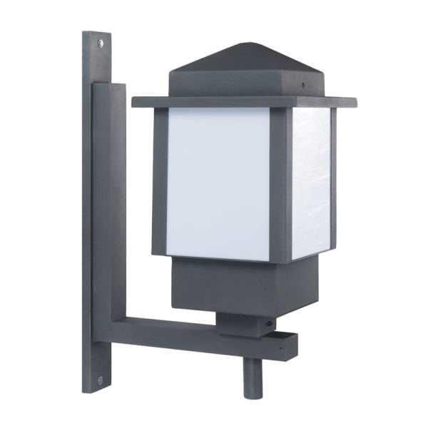 Pleksi Camlı E27 Duylu Park Bahçe Duvar Apliği 40x65cm