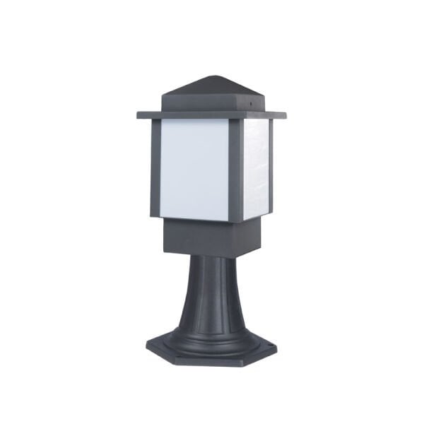 Pleksi Camlı E27 Duylu Park Bahçe Aydınlatma Direği 30x70cm