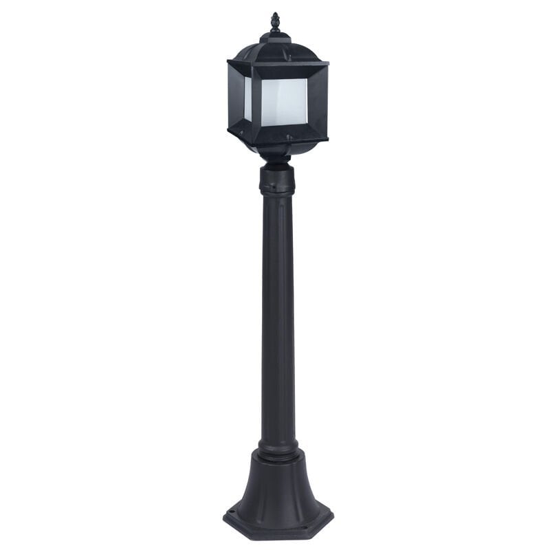 Pleksi Camlı E27 Duylu Park Bahçe Aydınlatma Direği 22x90cm