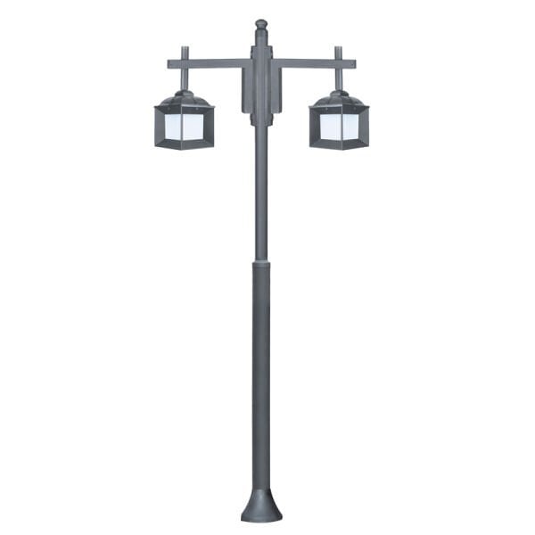 Pleksi Camlı E27 Duylu Park Bahçe Aydınlatma Direği 100x300cm