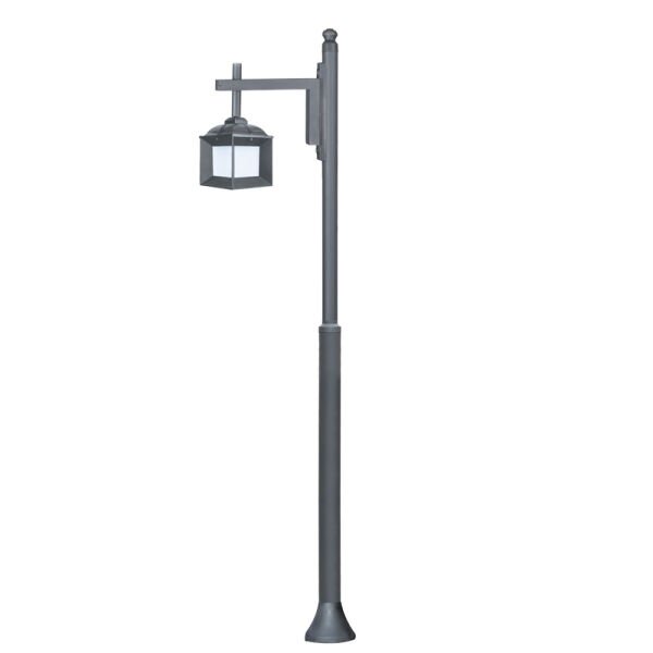 Pleksi Camlı E27 Duylu Park Bahçe Aydınlatma Direği 50x250cm