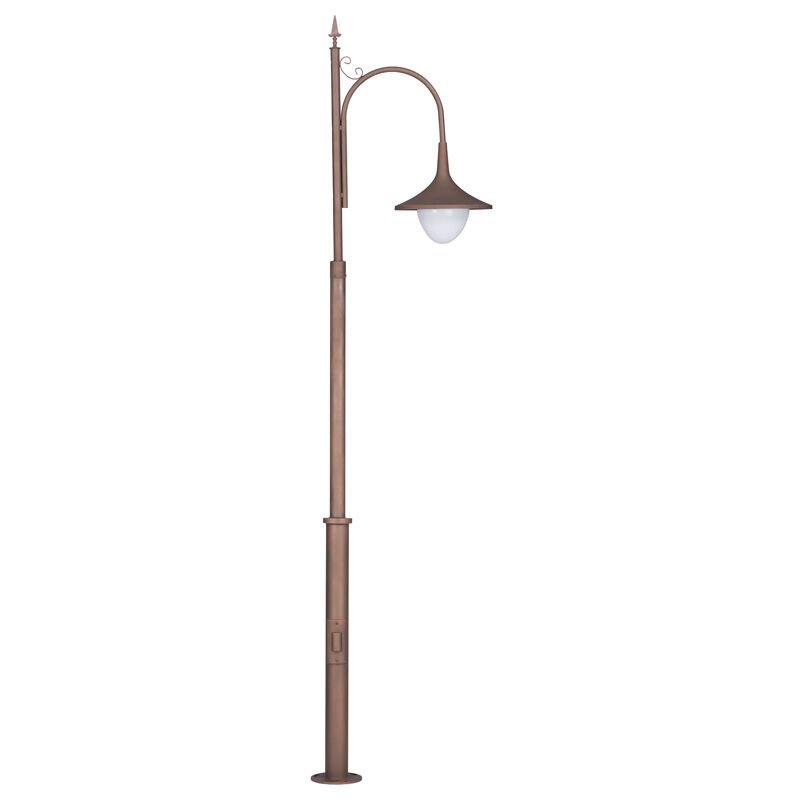 Akrilik Camlı E27 Duylu Park Bahçe Aydınlatma Direği 60x300cm