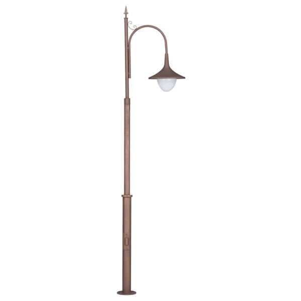 Akrilik Camlı E27 Duylu Park Bahçe Aydınlatma Direği 60x300cm