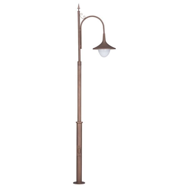 Akrilik Camlı E27 Duylu Park Bahçe Aydınlatma Direği 60x300cm