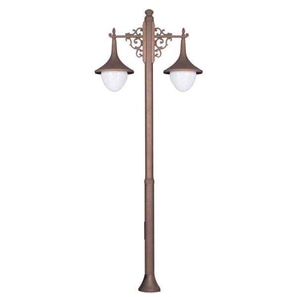 Akrilik Camlı E27 Duylu Park Bahçe Aydınlatma Direği 120x300cm