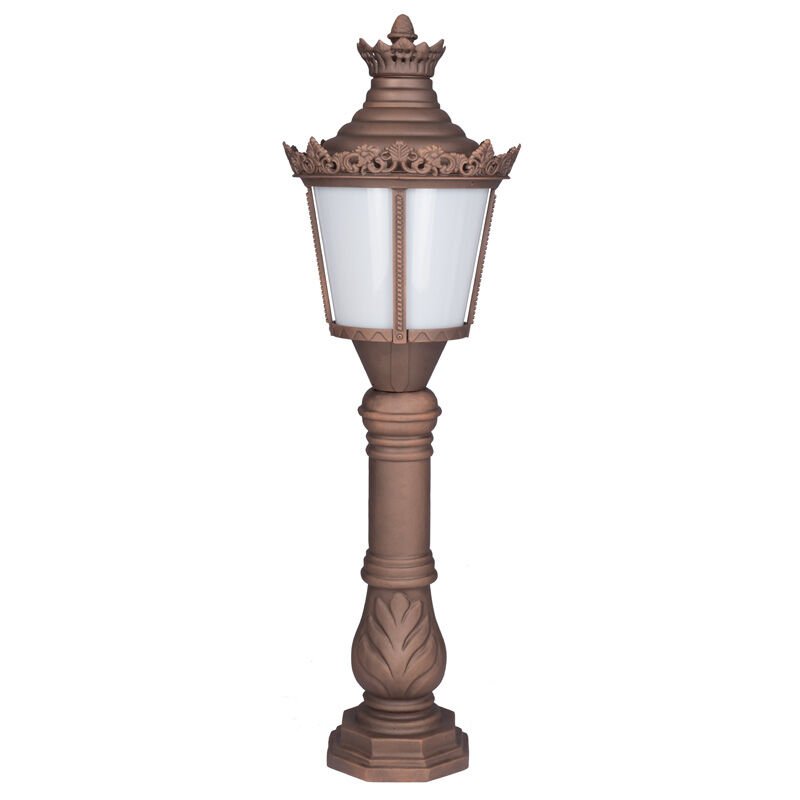 Akrilik Camlı E27 Duylu Park Bahçe Aydınlatma Direği 50x130cm