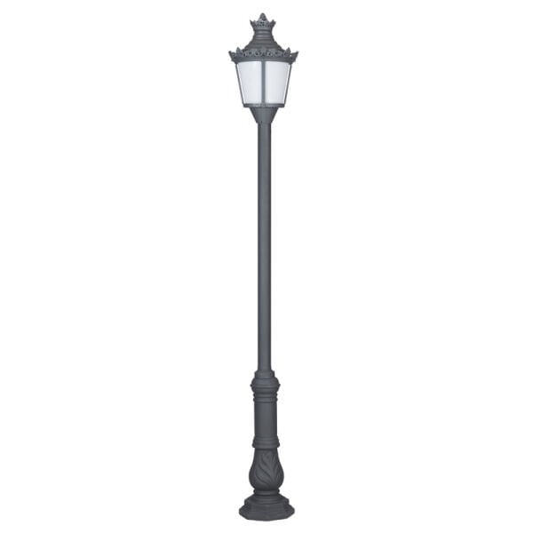 Akrilik Camlı E27 Duylu Park Bahçe Aydınlatma Direği 50x370cm